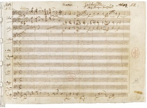 Manuscrit de la Flûte enchantée